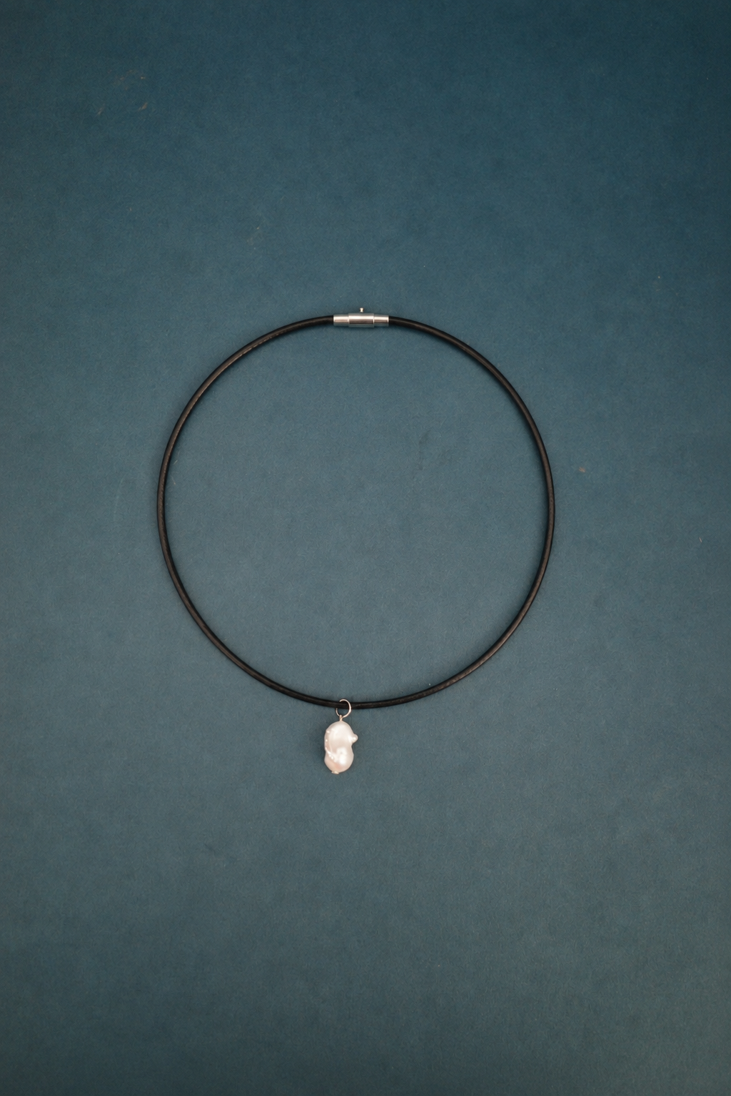 月 leather choker (4type)