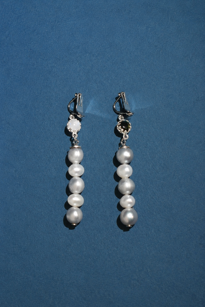 月と夜 pierce/earring (2color)