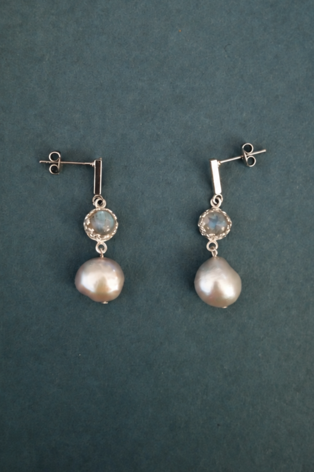 雫と星 pierce/earring (2color)