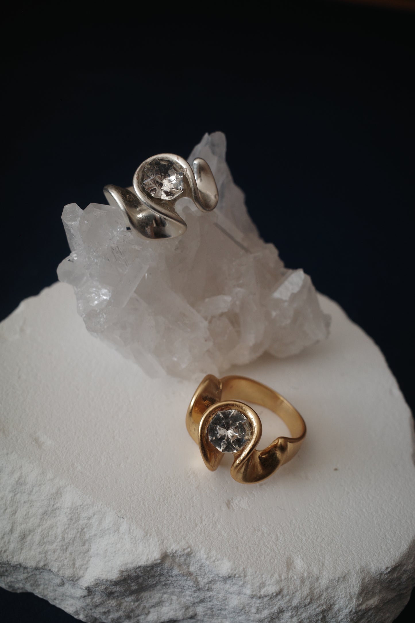 【COFFRET】フリルピアス＆リング