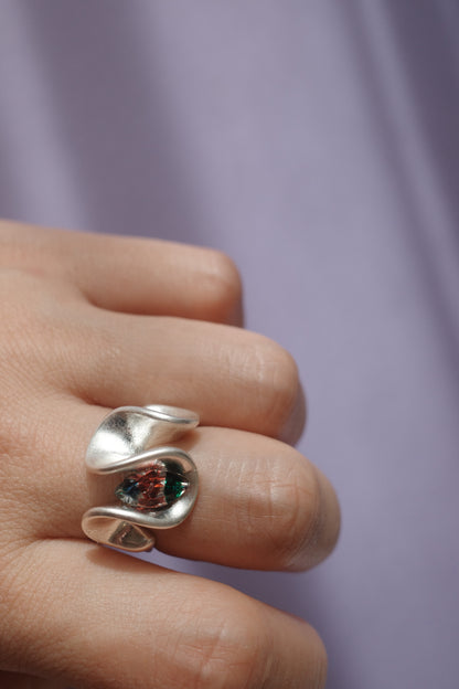 【COFFRET】フリルピアス＆リング