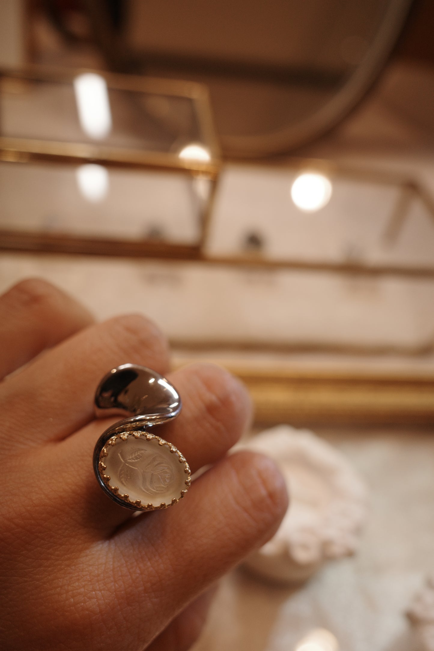 [2点]氷中薔薇(flower frill)