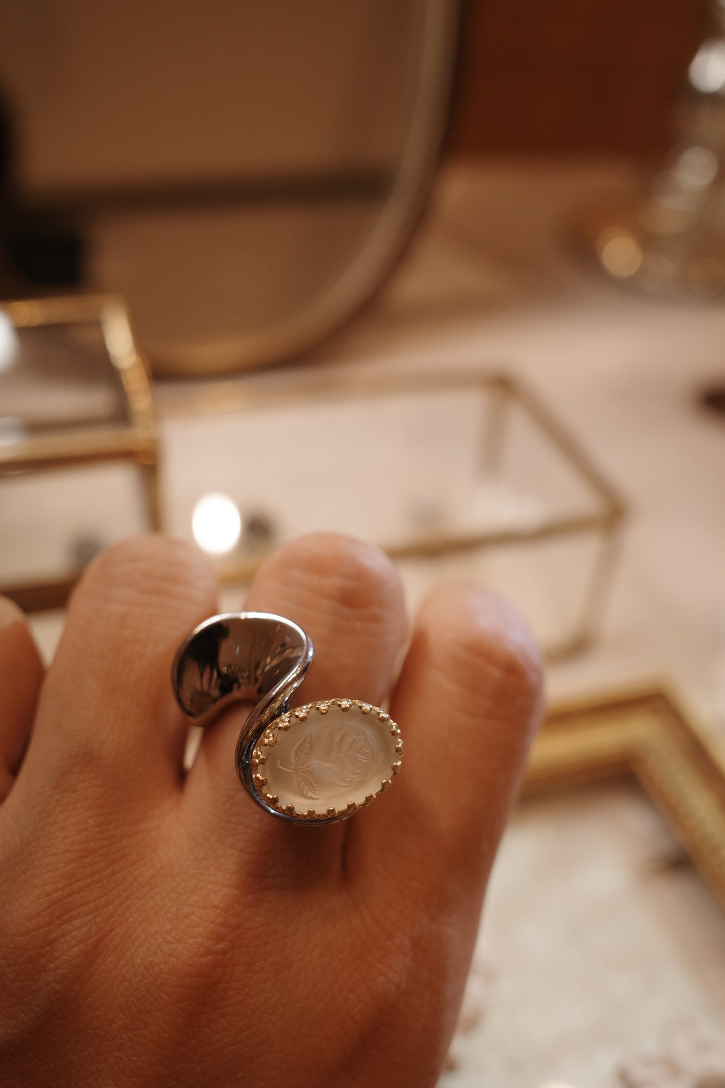 [2点]氷中薔薇(flower frill)