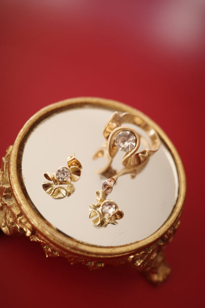 【COFFRET】フリルピアス＆リング