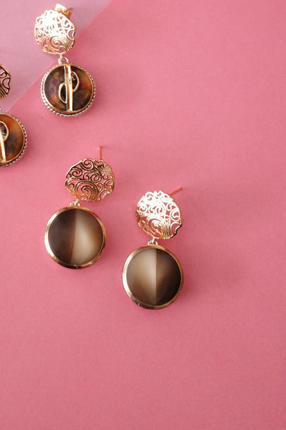 [1点]coffee pudding(コーヒープディング)ピアス