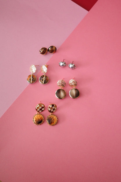 [1点]coffee pudding(コーヒープディング)ピアス