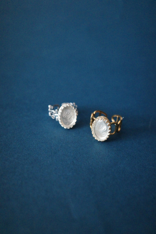 [2点再販]氷中薔薇 リング