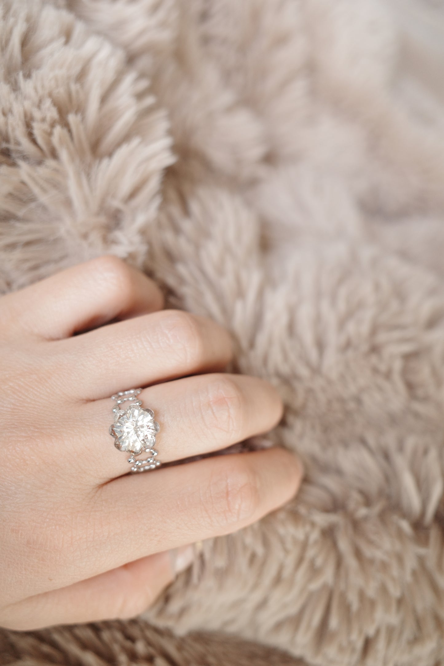 [1点再販]花結 リング