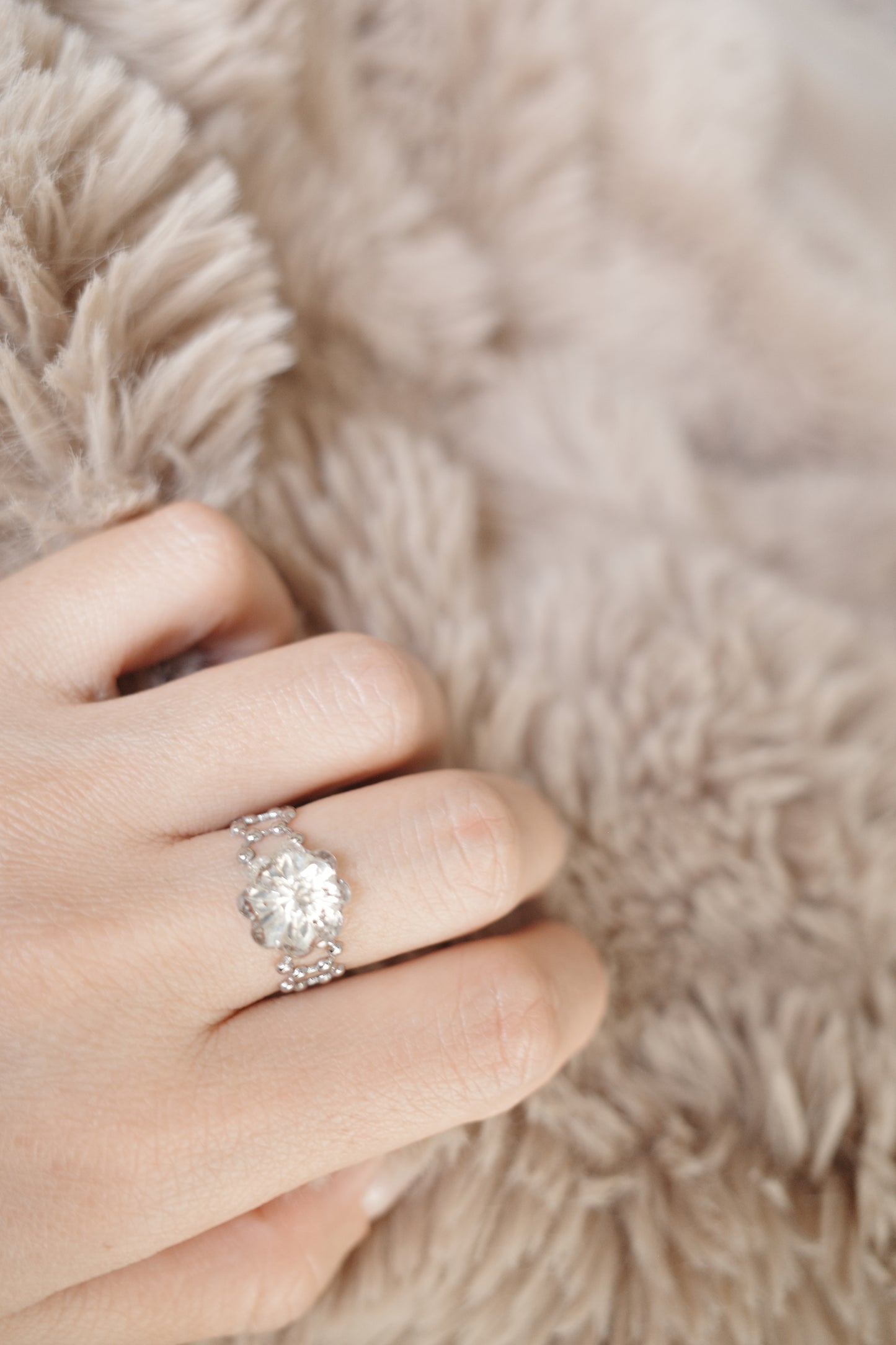 [1点再販]花結 リング