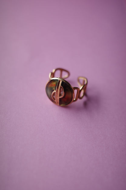 [1点]coffee marble(コーヒーマーブル）リング