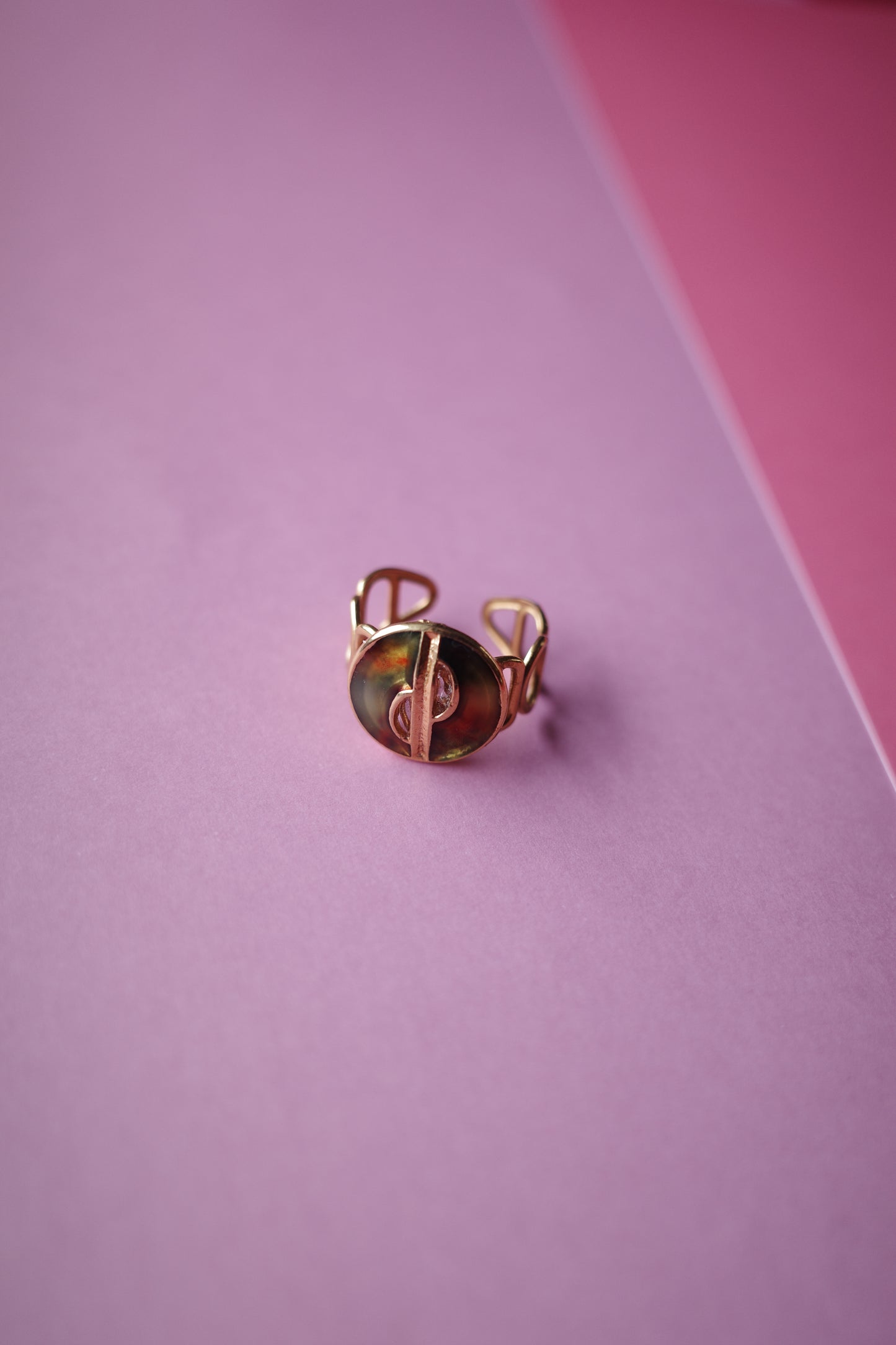 [1点]coffee marble(コーヒーマーブル）リング