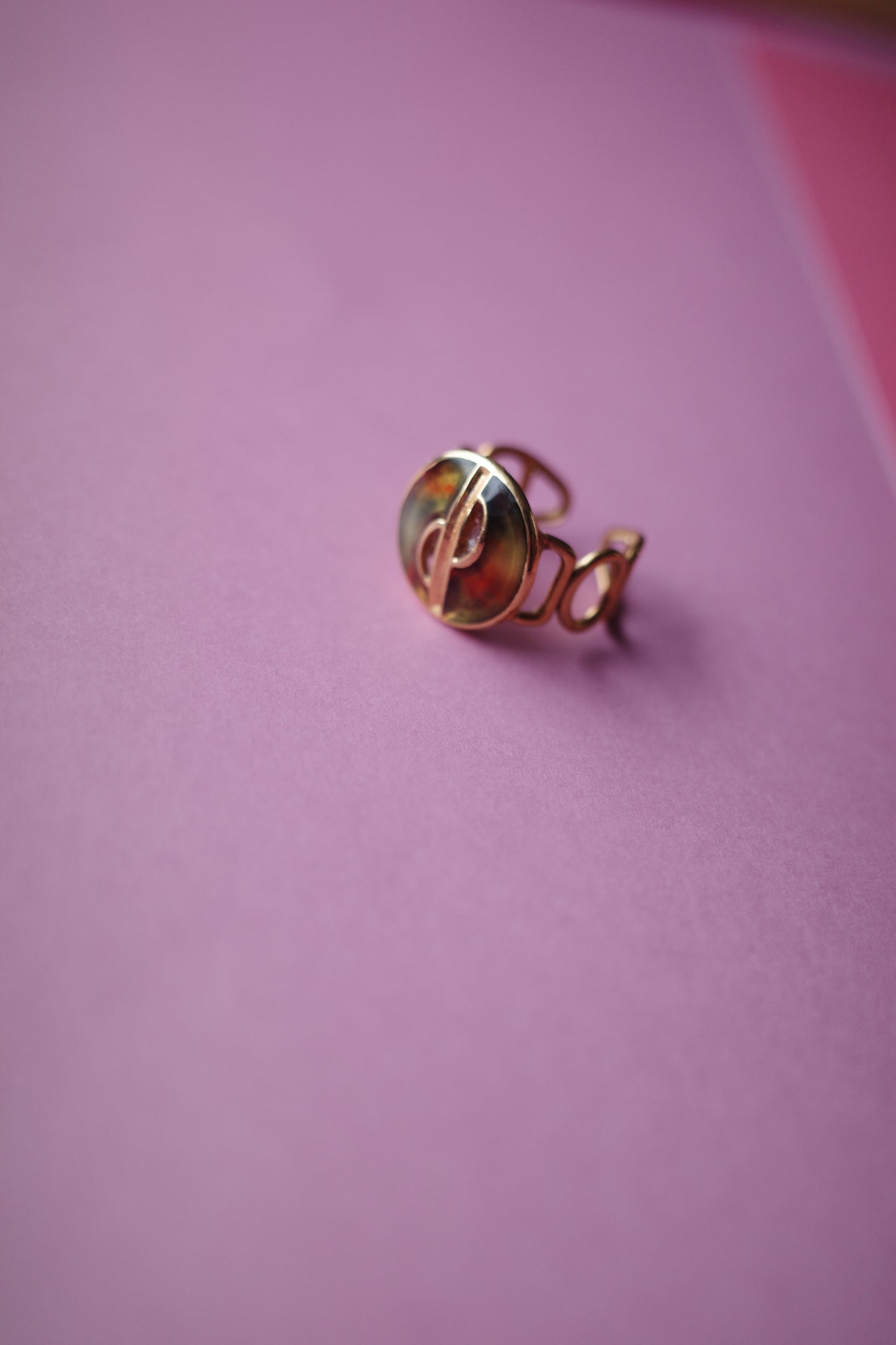 [1点]coffee marble(コーヒーマーブル）リング