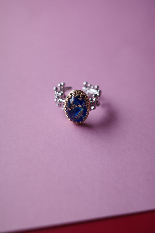 [1点]marble silver(マーブル・シルバー)ディープブルーbi