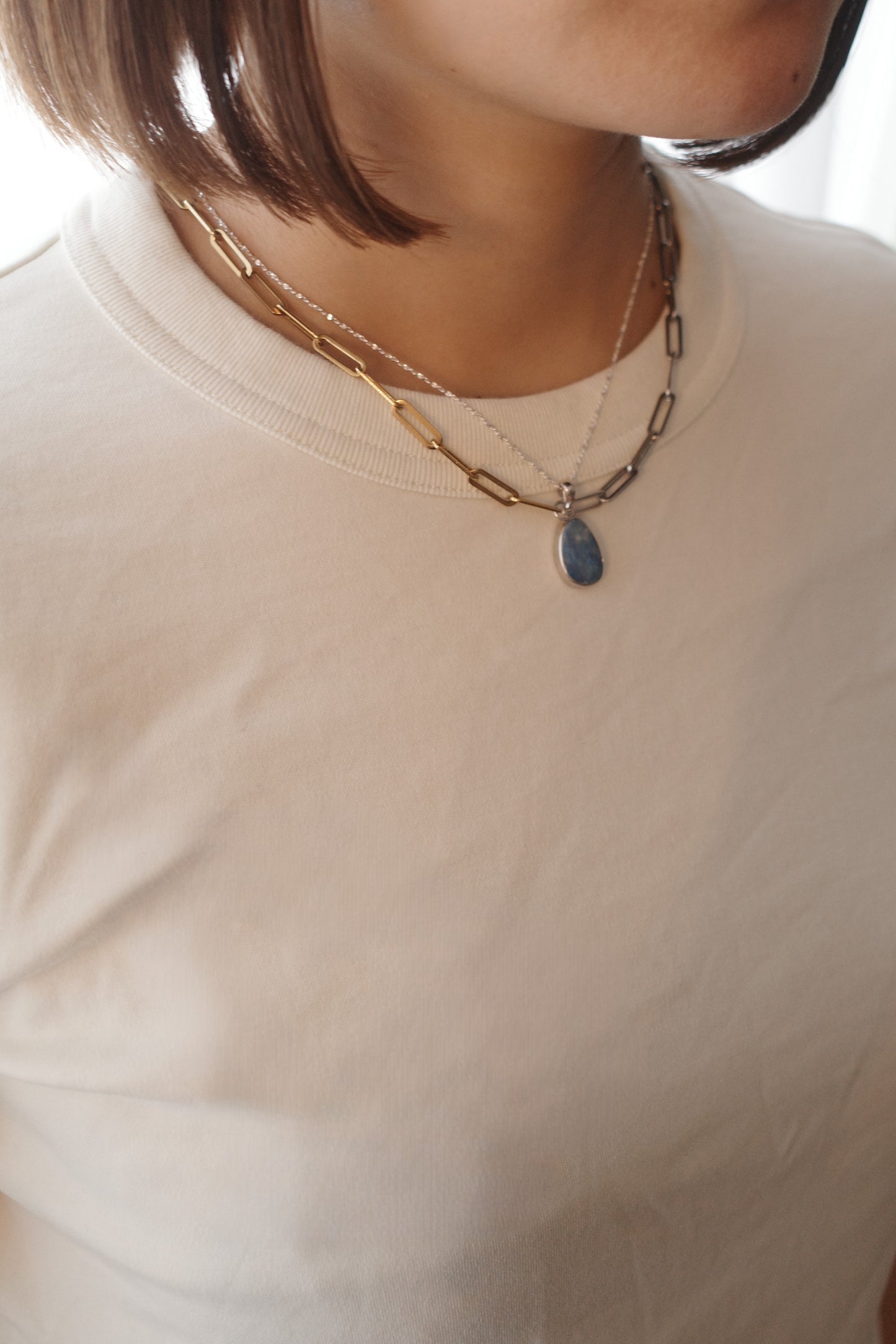 [1点]春の海 necklace(オパール)