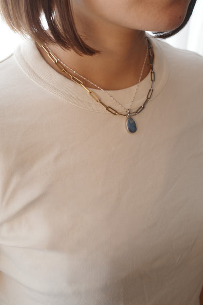 [1点]春の海 necklace(オパール)