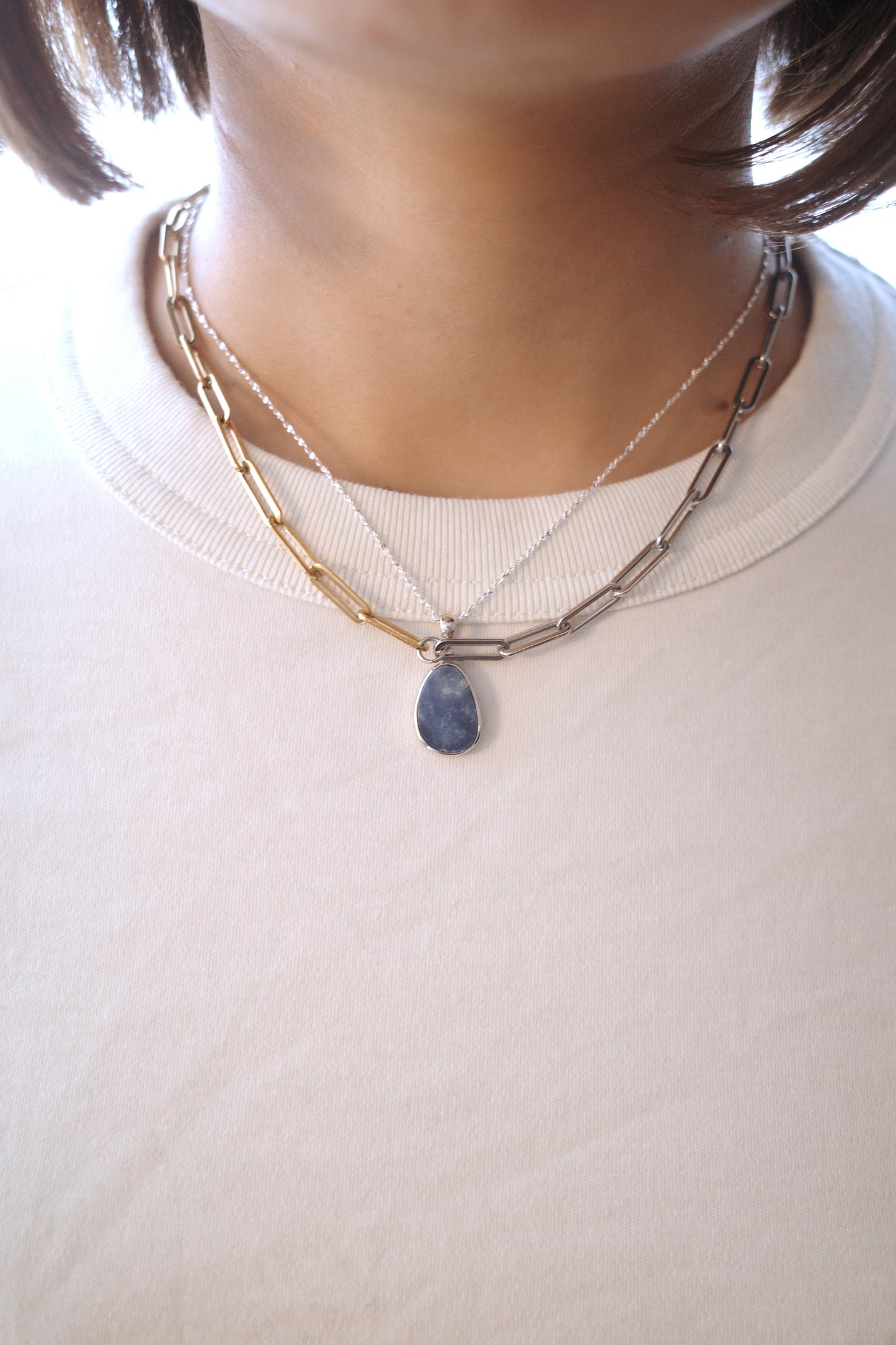 [1点]春の海 necklace(オパール)