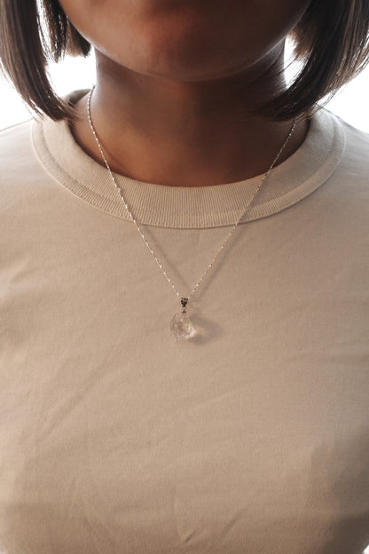 [2点]春霜 necklace(ハーキマーダイヤモンド)