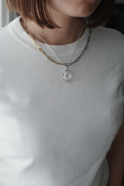 [1点]薄氷 necklace(水晶)