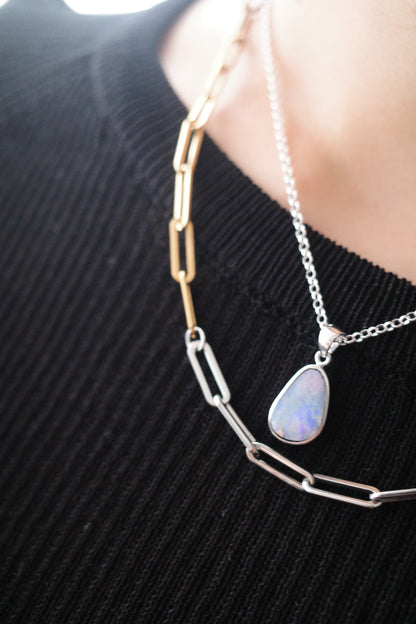 [1点]花の雨 necklace(オパール)