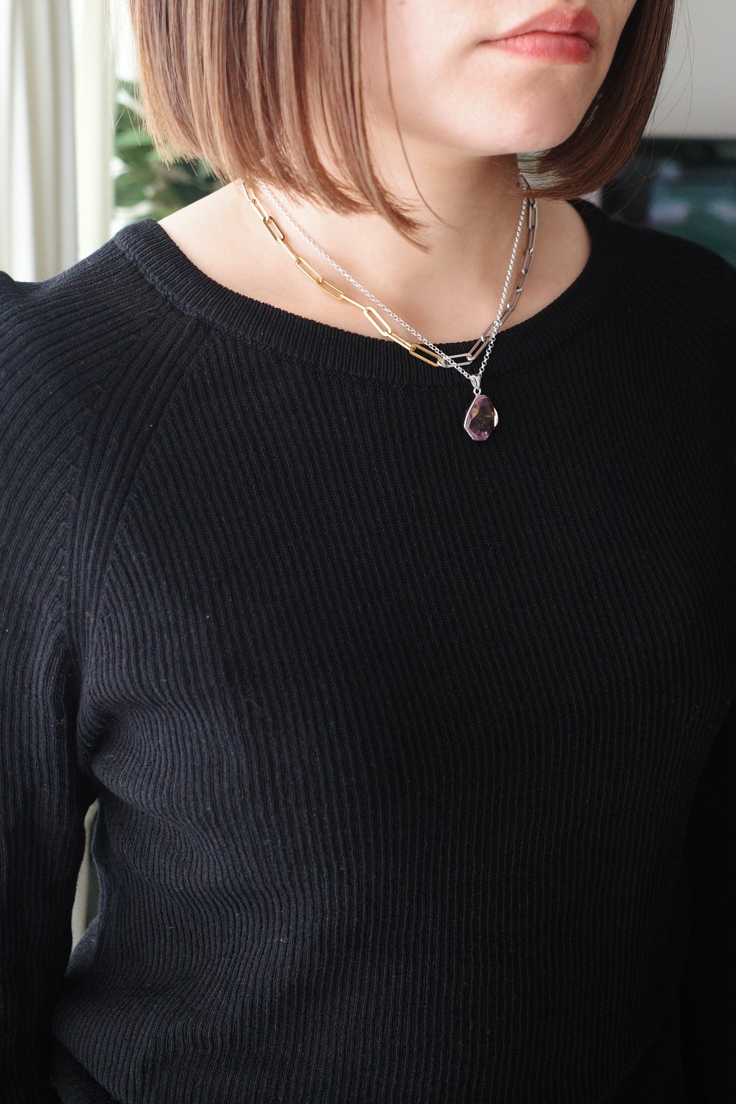 [1点]春の暁 necklace(アメトリン)