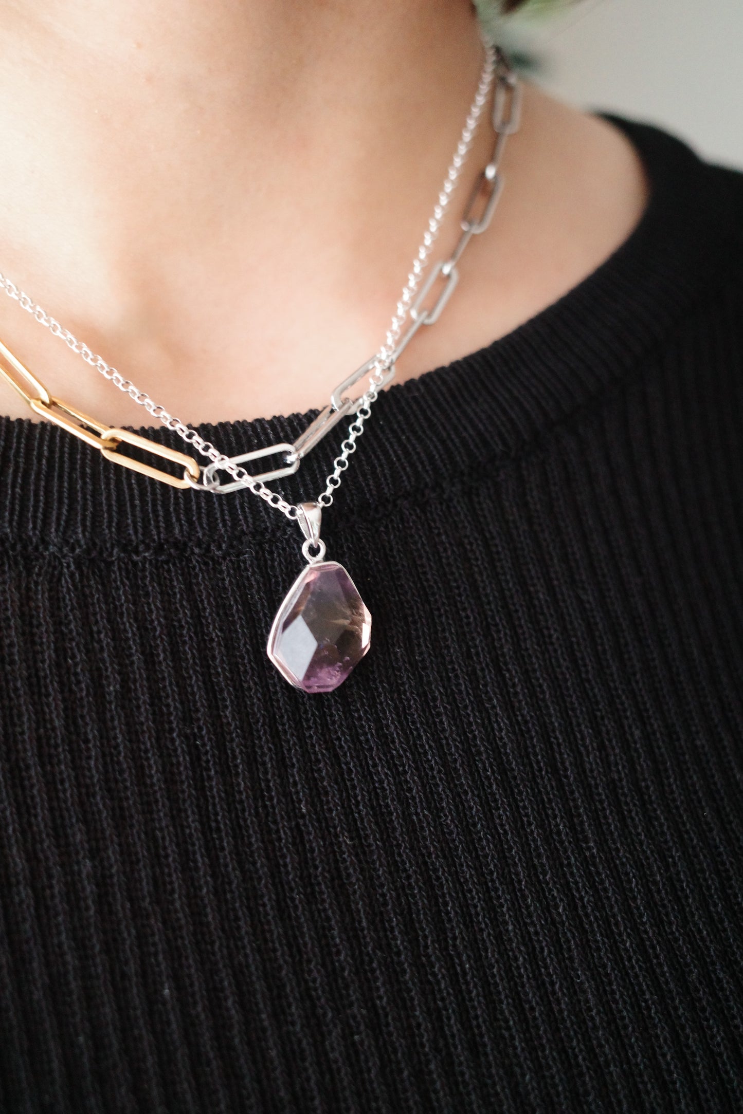 [1点]春の暁 necklace(アメトリン)