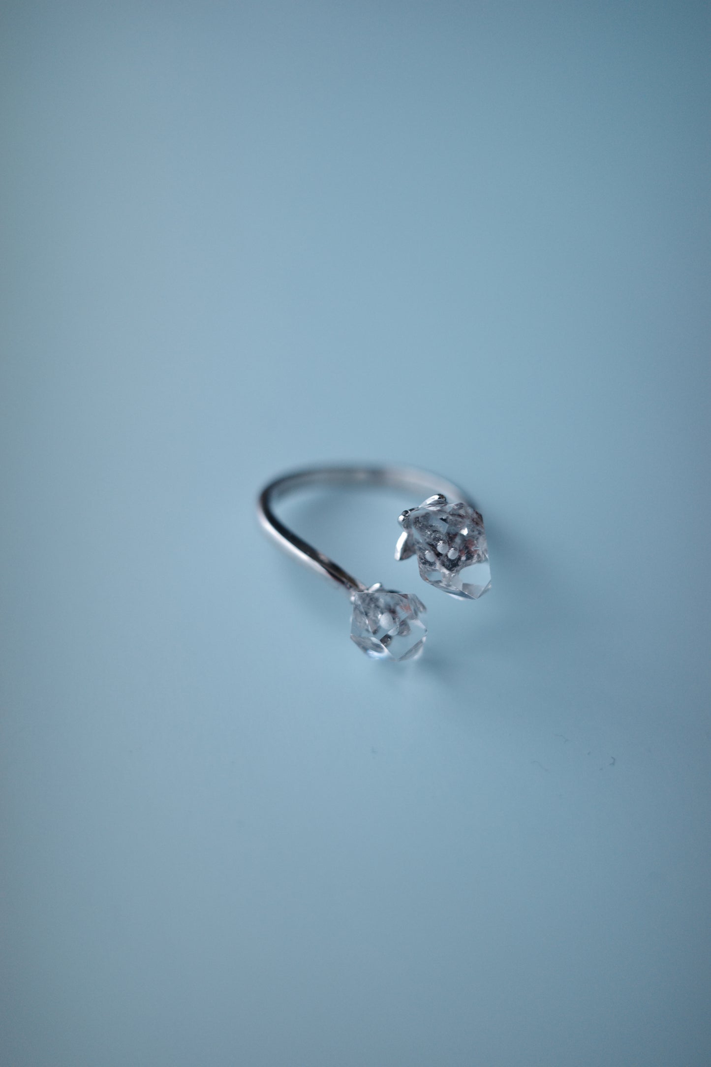 [2点]春霜 ring(ハーキマーダイヤモンド)