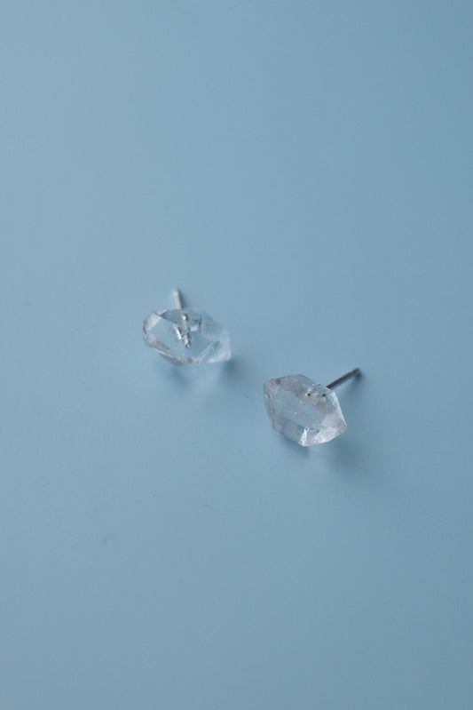 春霜 earring(ハーキマーダイヤモンド)