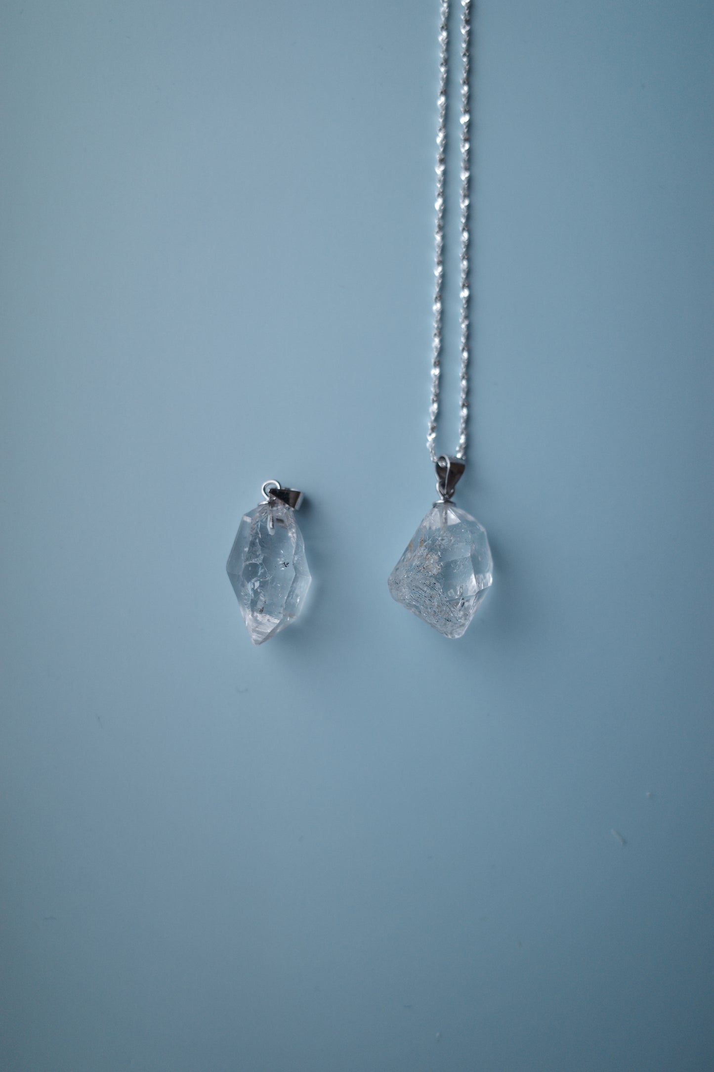 [2点]春霜 necklace(ハーキマーダイヤモンド)