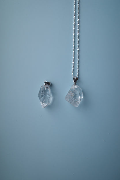 [2点]春霜 necklace(ハーキマーダイヤモンド)