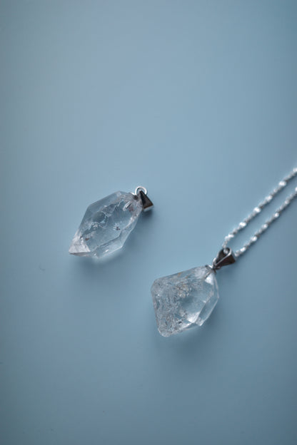 [2点]春霜 necklace(ハーキマーダイヤモンド)