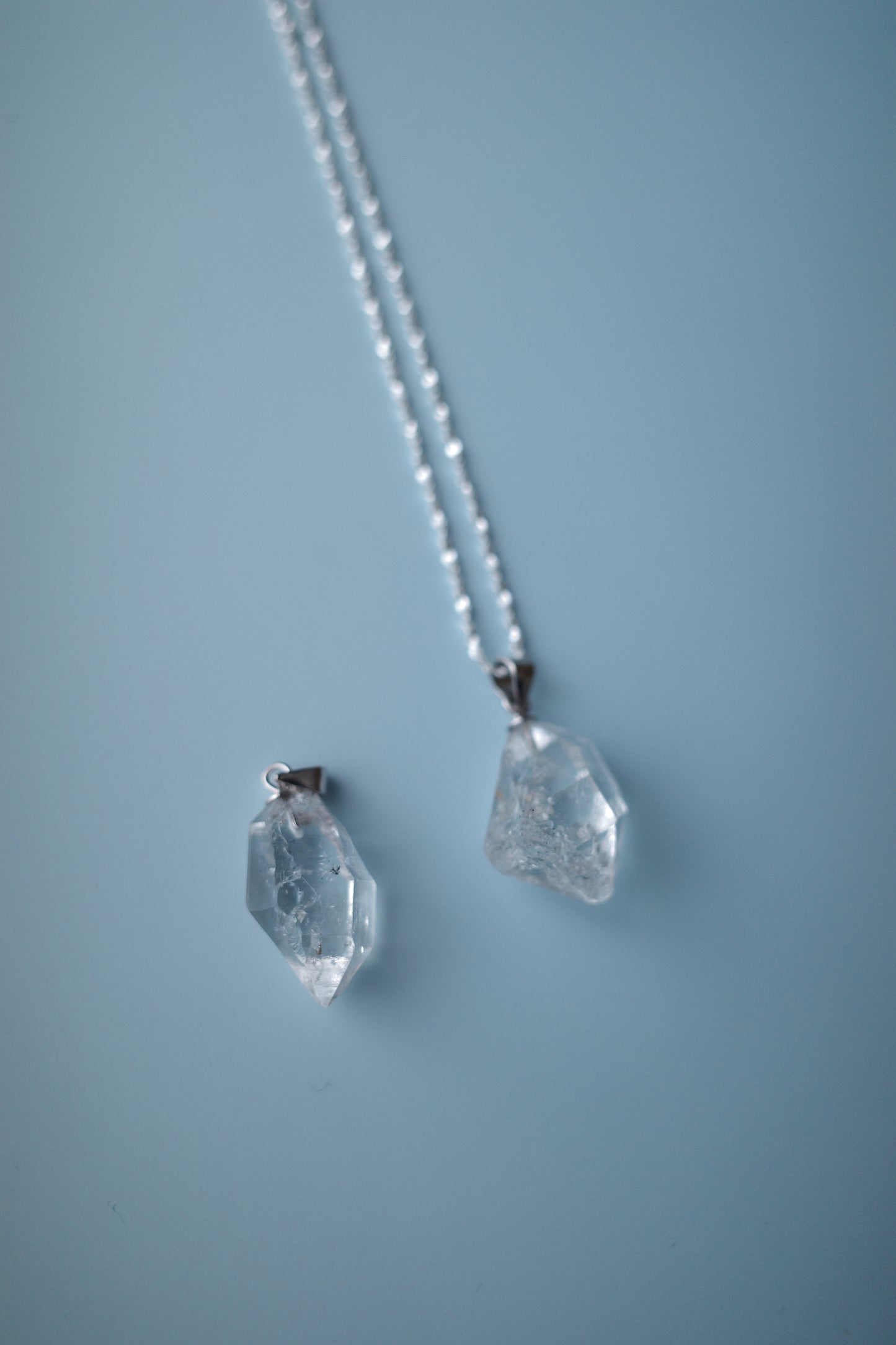 [2点]春霜 necklace(ハーキマーダイヤモンド)