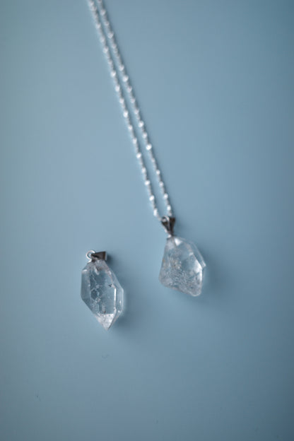 [2点]春霜 necklace(ハーキマーダイヤモンド)
