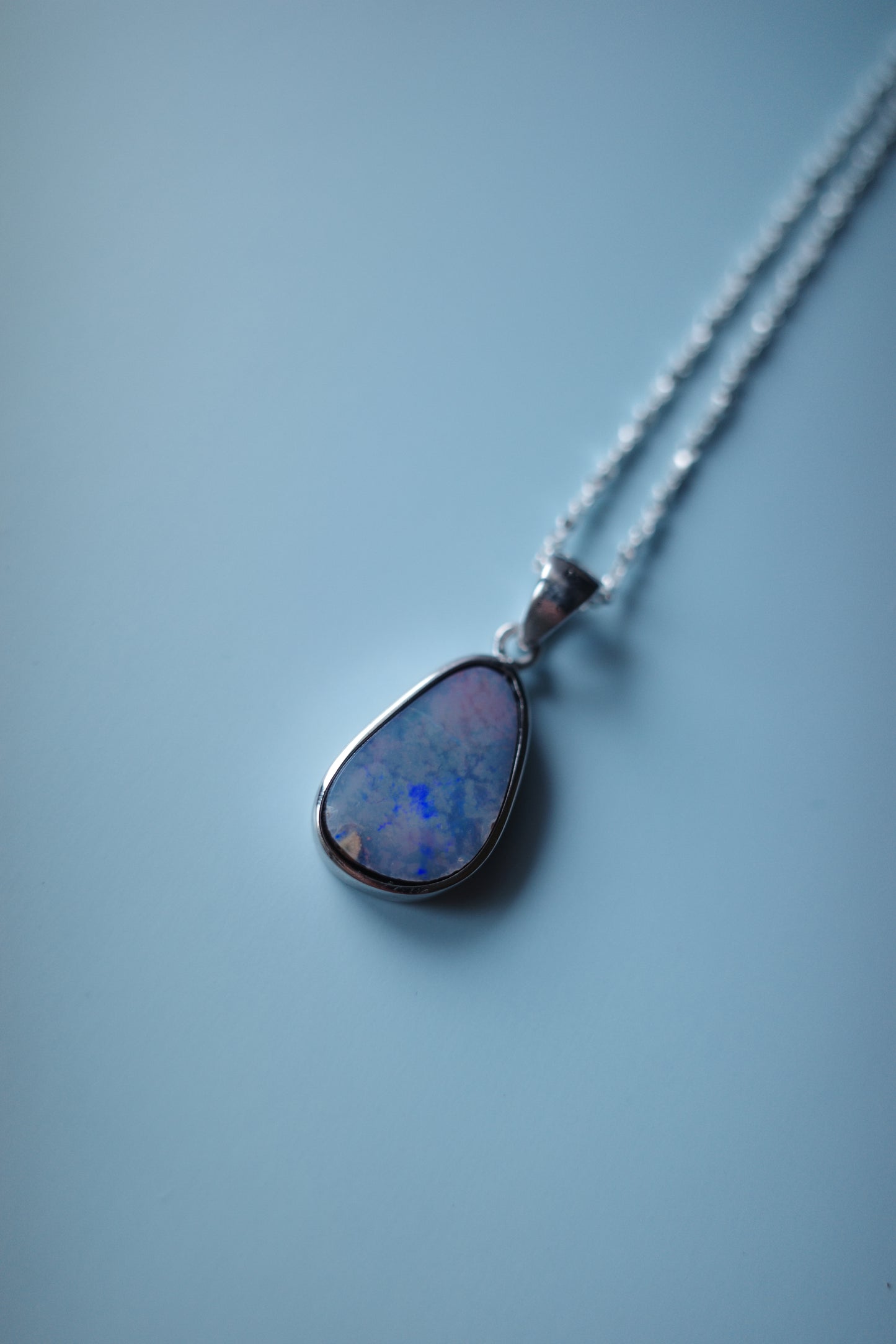 [1点]花の雨 necklace(オパール)