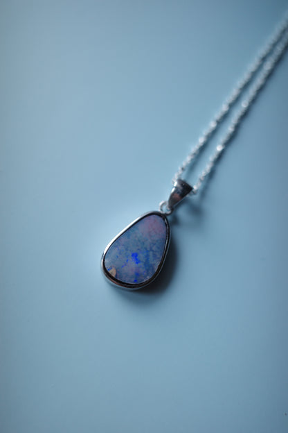[1点]花の雨 necklace(オパール)