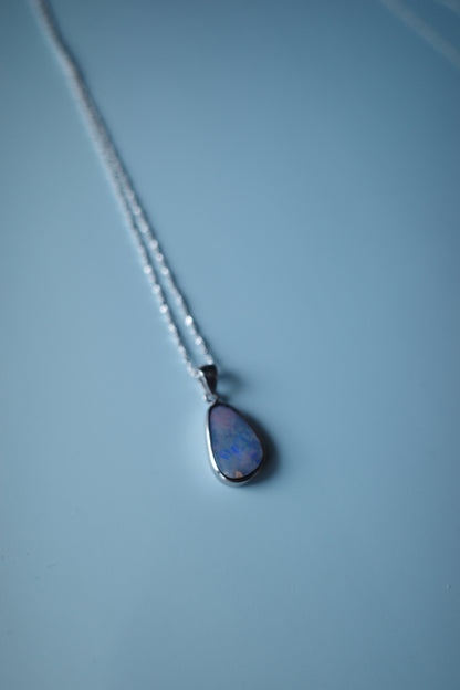 [1点]花の雨 necklace(オパール)