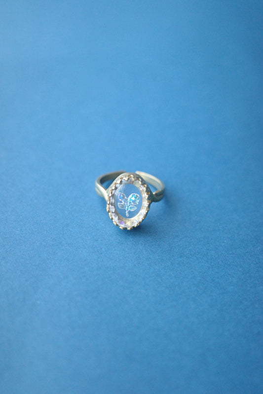 [2点]虹薔薇リング-gold