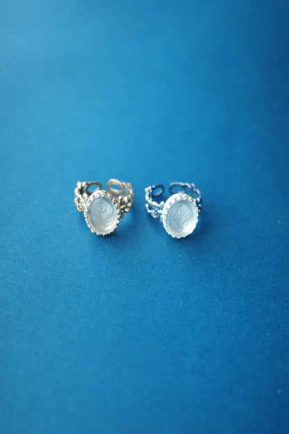 [2点]紋章薔薇 リング