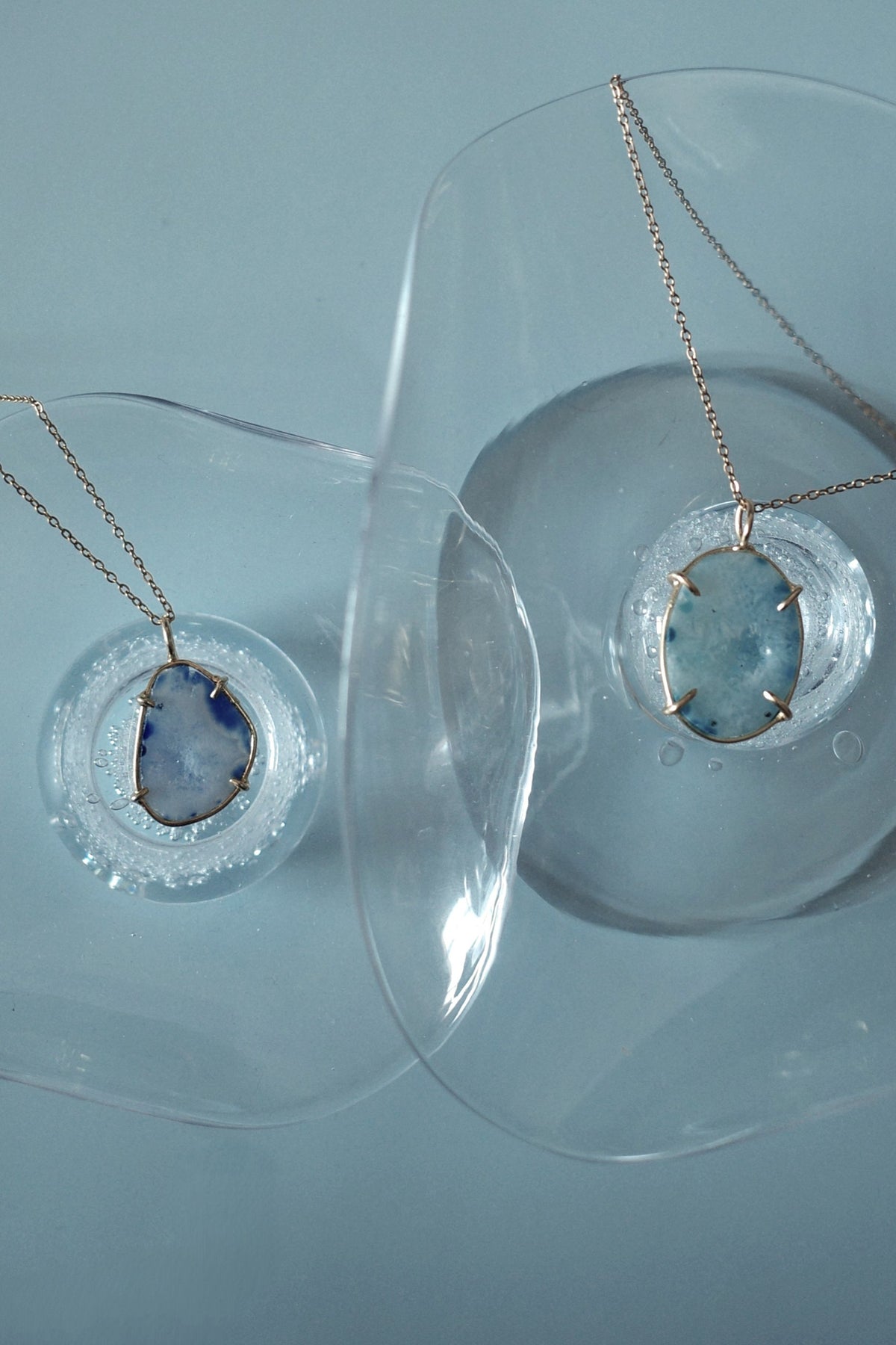 [1点]sky blue necklace(ドゥルージークォーツ)