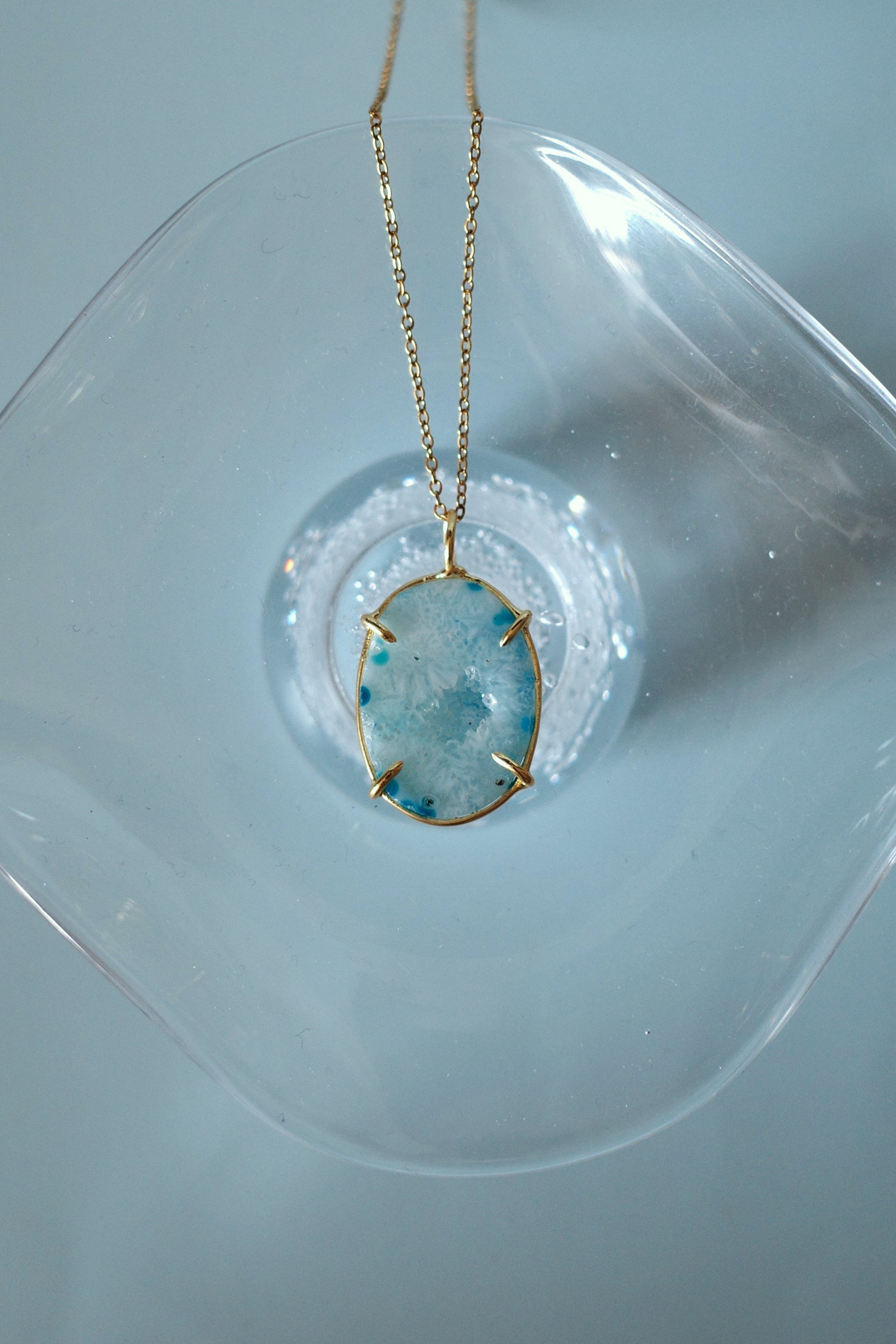 1点]sky blue necklace(ドゥルージークォーツ) – ANSUR