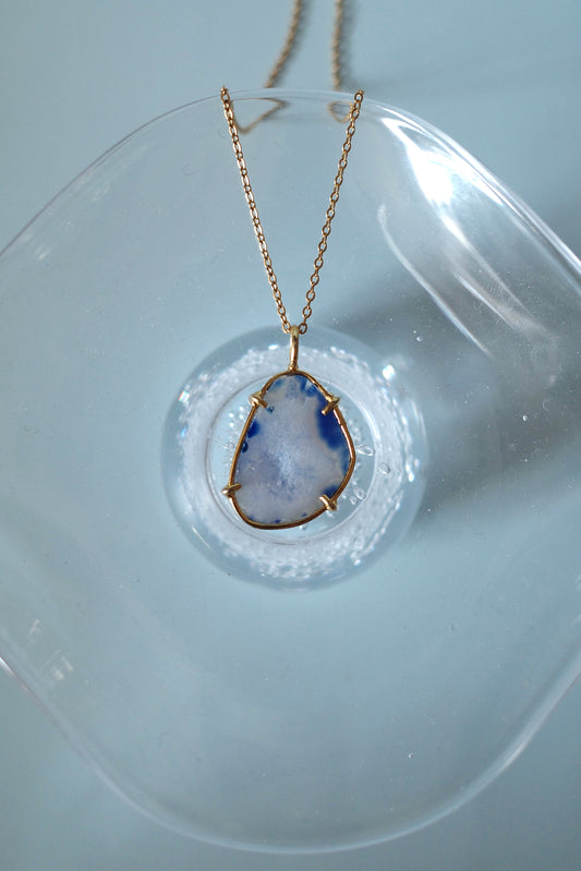 [1点]deep blue necklace(ドゥルージークォーツ)
