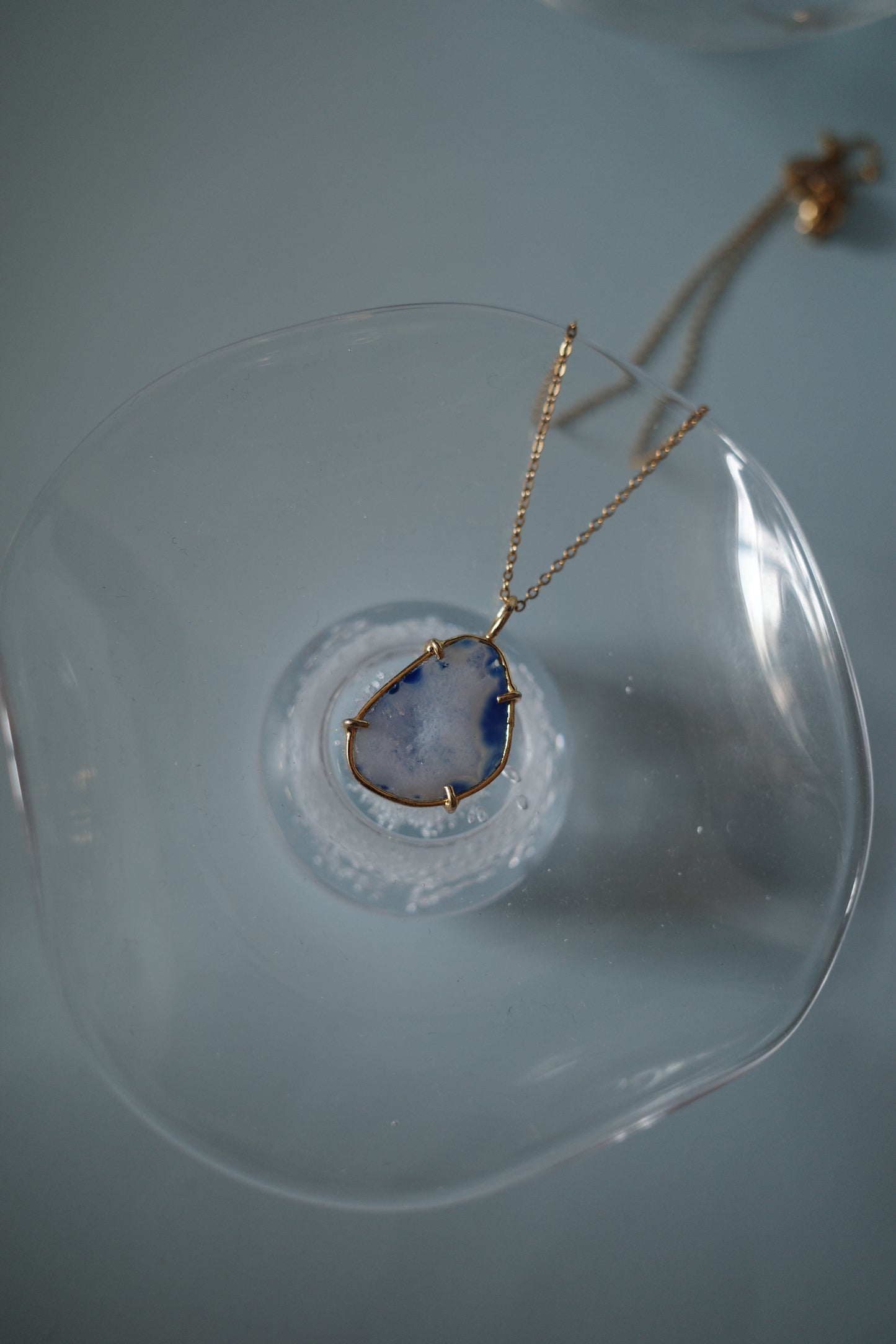 [1点]deep blue necklace(ドゥルージークォーツ)