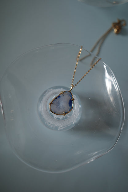 [1点]deep blue necklace(ドゥルージークォーツ)