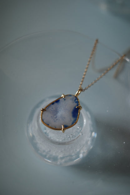 [1点]deep blue necklace(ドゥルージークォーツ)