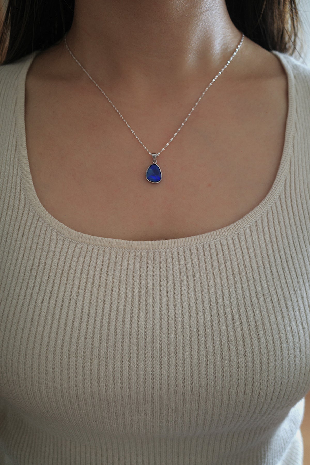 [1点]夏の海 necklace(オパール)