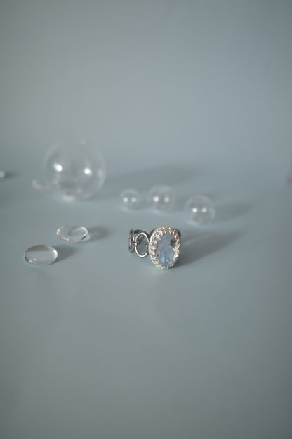 [1点]lace ring-氷