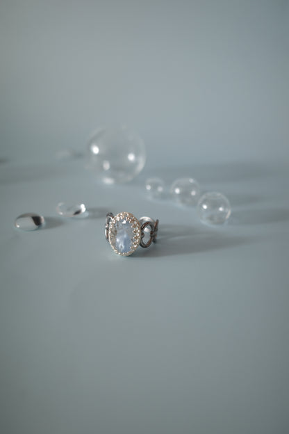 [1点]lace ring-氷