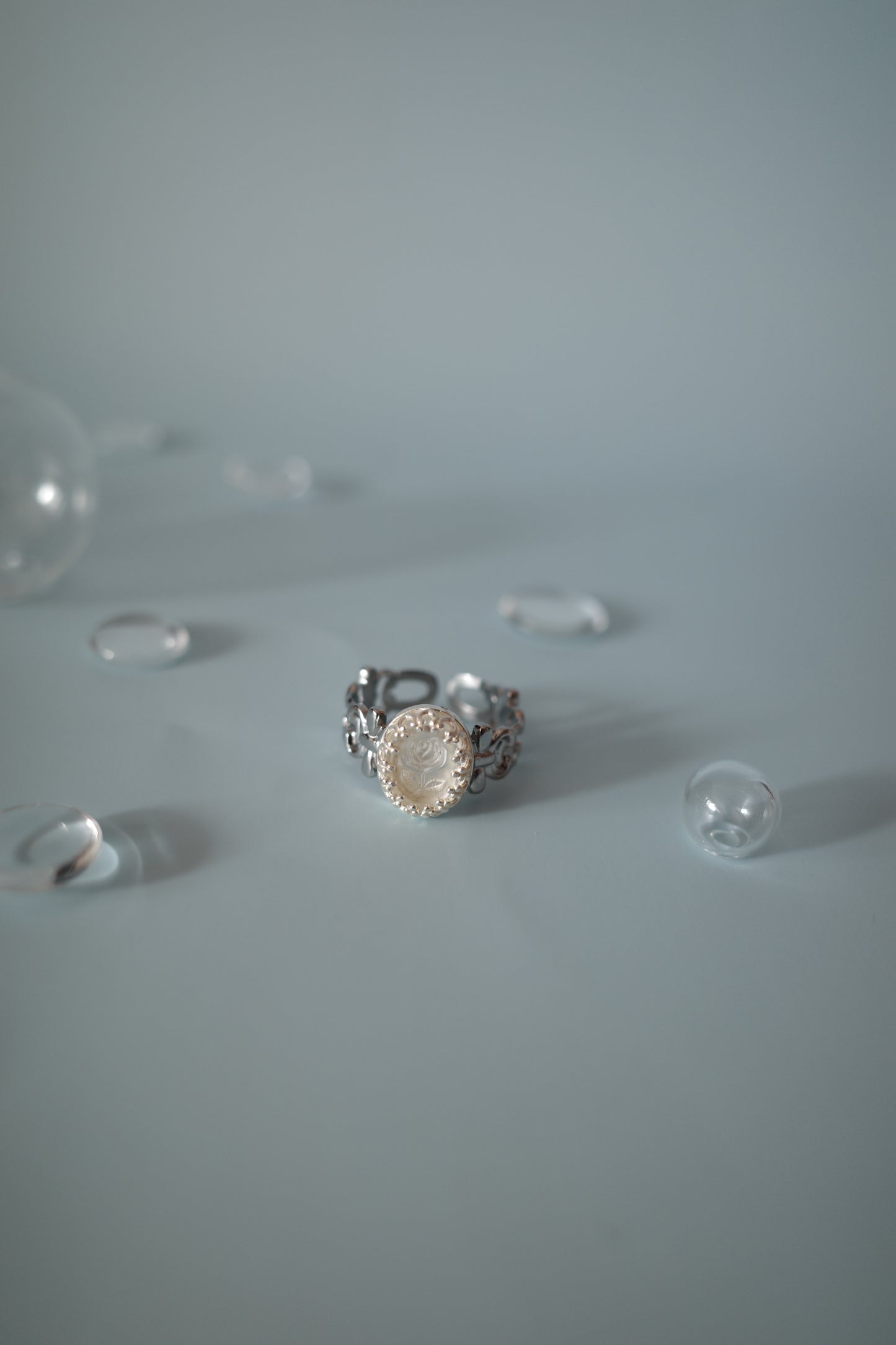 [1点]氷中薔薇 ring-m