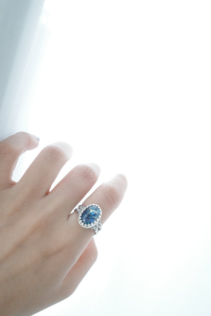 [1点]lace ring-星の海