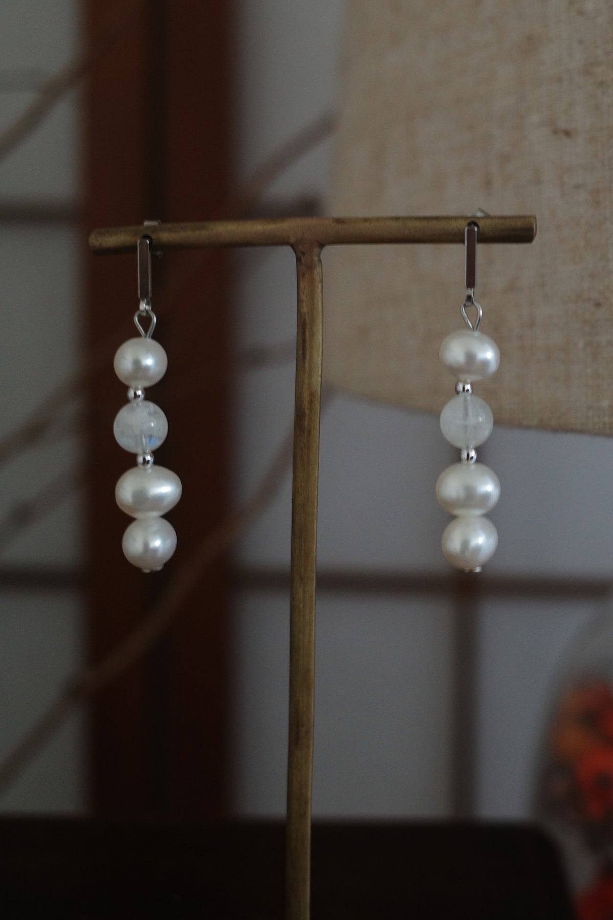 月と雫 pierce/earring