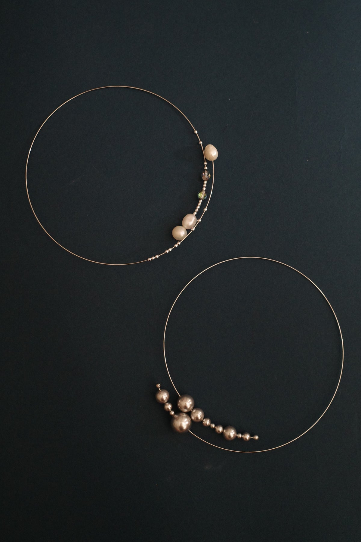月 wire choker (2type)